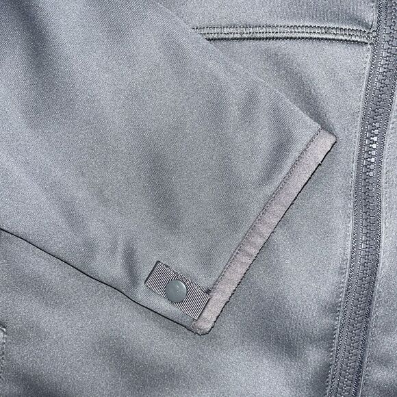 THE NORTH FACE TNF Apex Full Zipper Insert Lining Poly Jacket Grey Gray Soft M - Picture 4 of 9